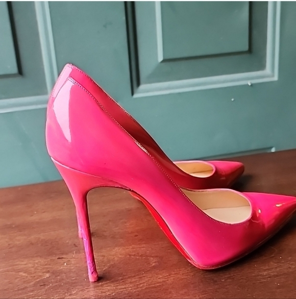 Christian Louboutin Kate Vibrant Pink Heels Size 40.5 - Picture 13 of 13